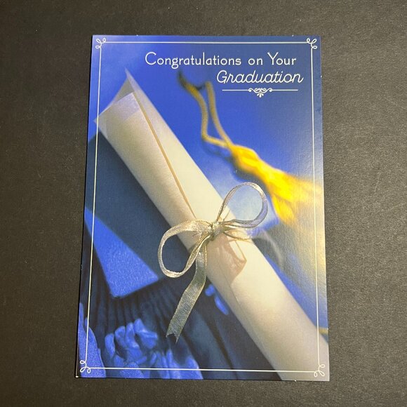 Lot of 12 Hallmark Heartline Graduation Cap Diploma Greeting Cards 6.75 x 4.75" - Picture 4 of 5